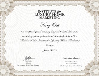 Certified Luxury Home Marketing Specialist