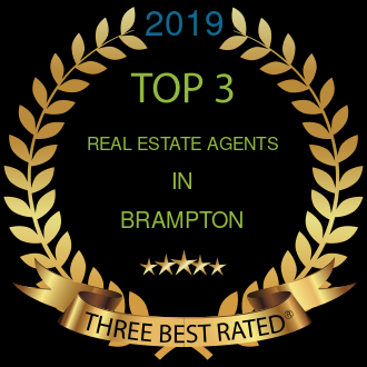 2019 Top 3 Real Estate Agents in Brampton