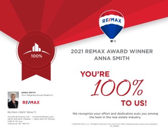 REMAX 100% Club Award