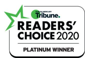 Guelph Mercury Tribune Readers' Choice 2020 - Platinum Winner