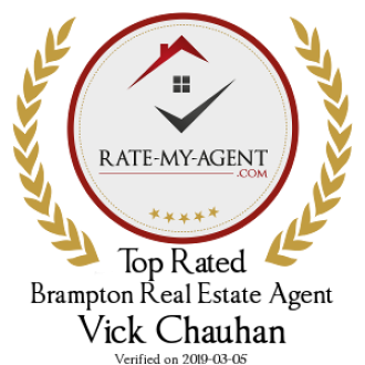 Top Rated Agent in Brampton, 5th out of 91 Agents
