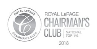 Royal LePage Chairman's Club 2018 - National Top 1%