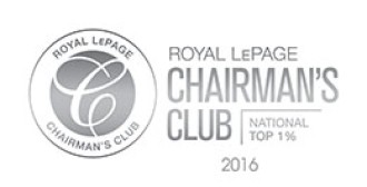 Royal LePage Chairman's Club 2016 - National Top 1%