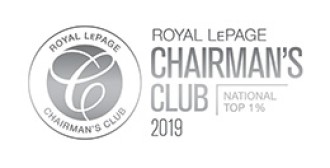Royal LePage Chairman's Club 2019 - National Top 1% and National Top 50