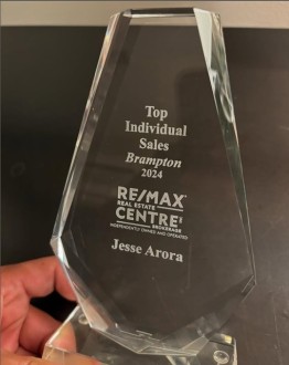 Top Individual Sales Brampton Award 2024