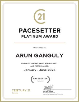 2025 Mid Year -Platinum Award  - Century 21