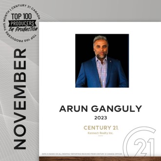 Top 100 among all agent of C21 entire Canada - Nov 2023