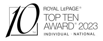 Royal Lepage - Top 10 - Units Sold - National Award - 2023